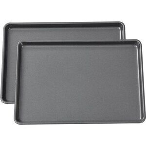 Wilton Easy Layers Sheet Cake Pan, 2-Piece Set, Rectangle Steel Sheet Pan